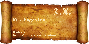 Kuh Magdolna névjegykártya